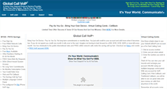Desktop Screenshot of globalcallvoip.com