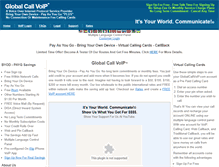 Tablet Screenshot of globalcallvoip.com